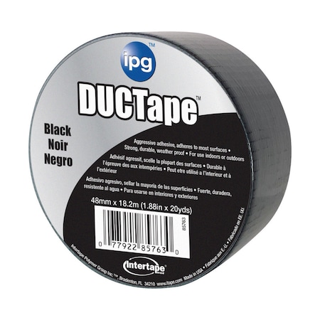 Intertape IPG JobSite 1.88 in. W X 20 yd L Black Duct Tape 6720BLK